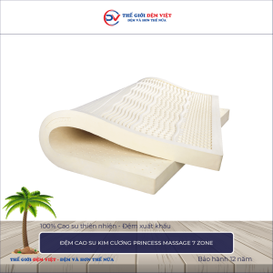 Đệm cao su Kim Cương Princess Massage 7 ZONE